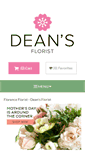 Mobile Screenshot of deansfloristflorenceal.com